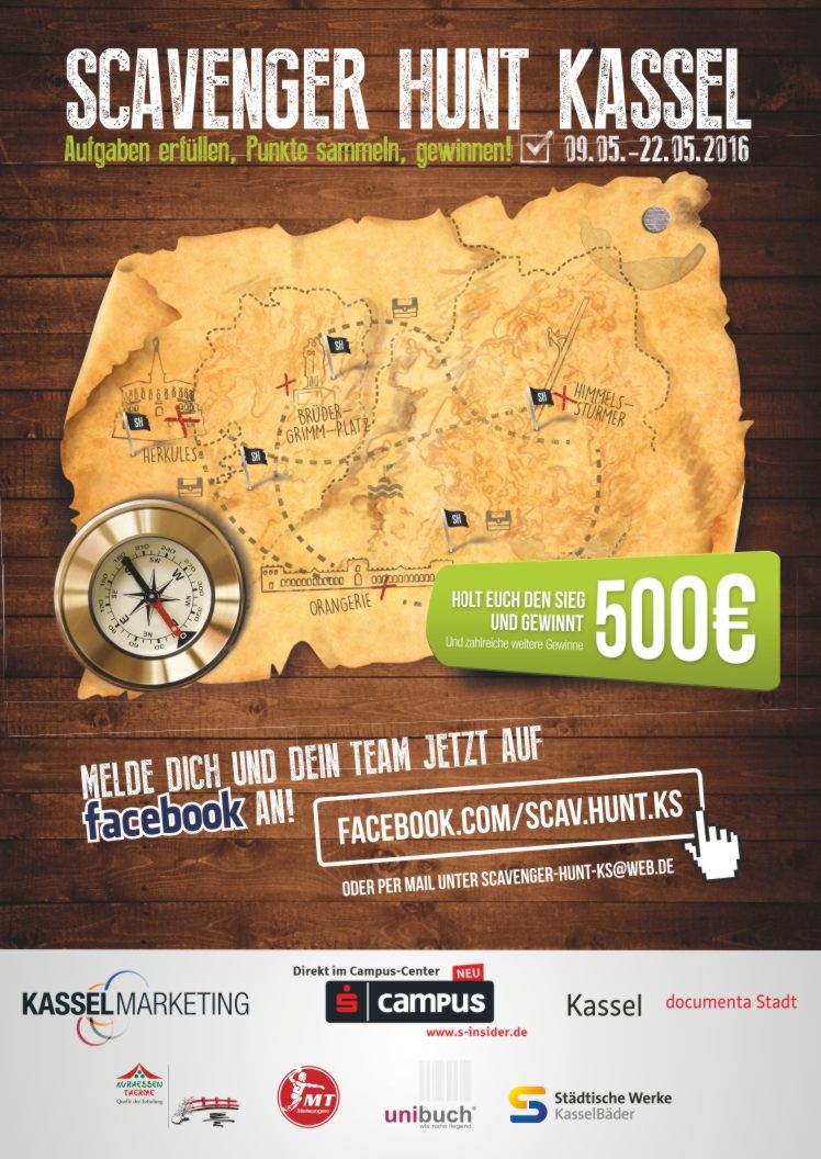 Scavenger Hunt Kassel Plakat Scavenger Hunt Kassel Plakat