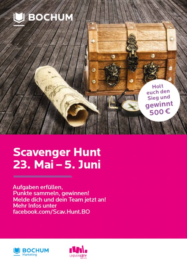 Scavenger Hunt Bochum Plakat