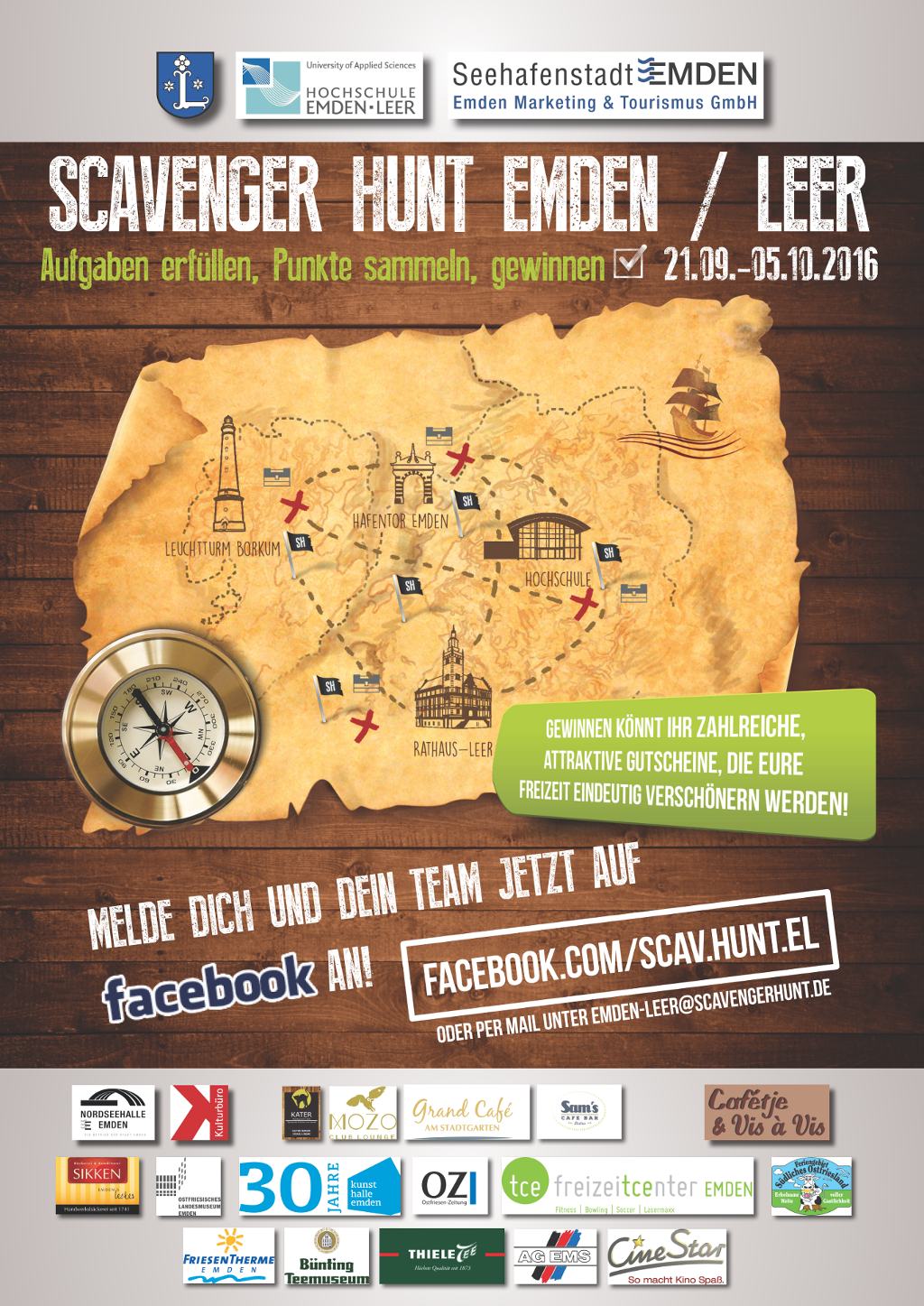 Scavenger Hunt Emden/Leer Plakat